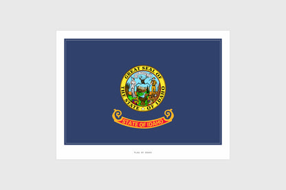 Idaho Flag Stickers