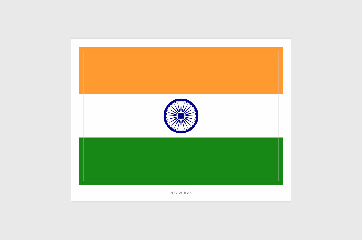 India Flag Stickers