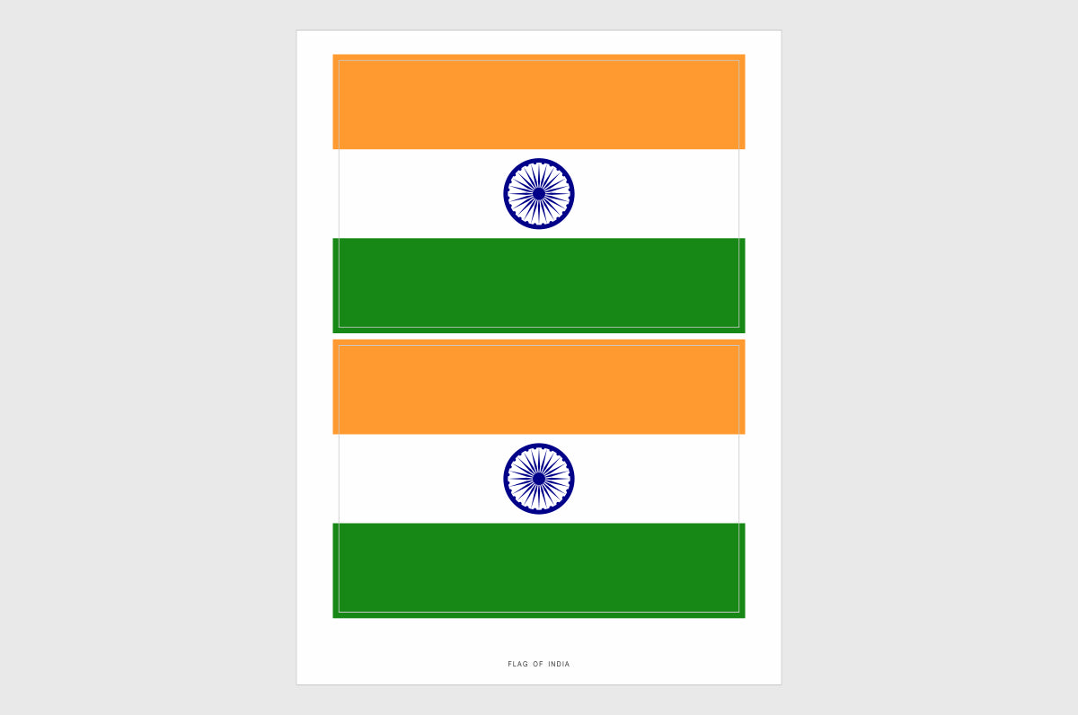 India Flag Stickers