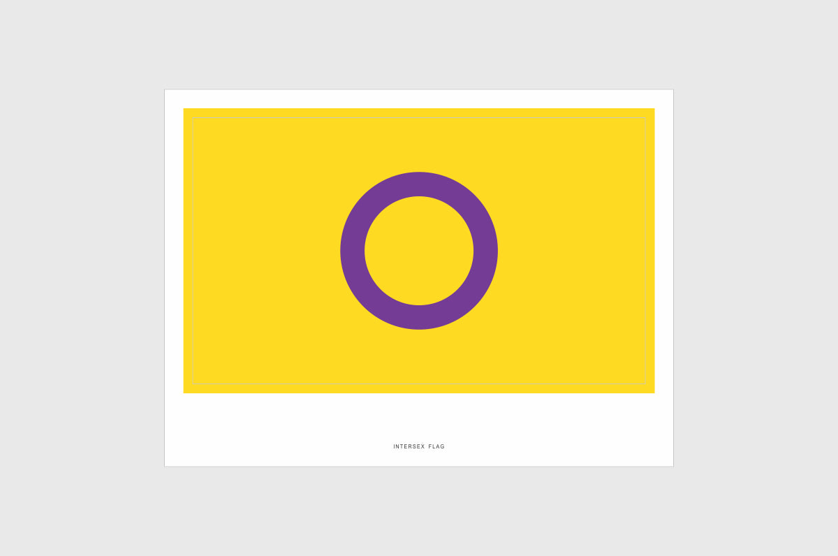 Intersex Flag Stickers