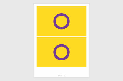 Intersex Flag Stickers