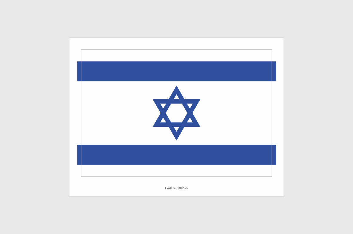 Israel Flag Stickers