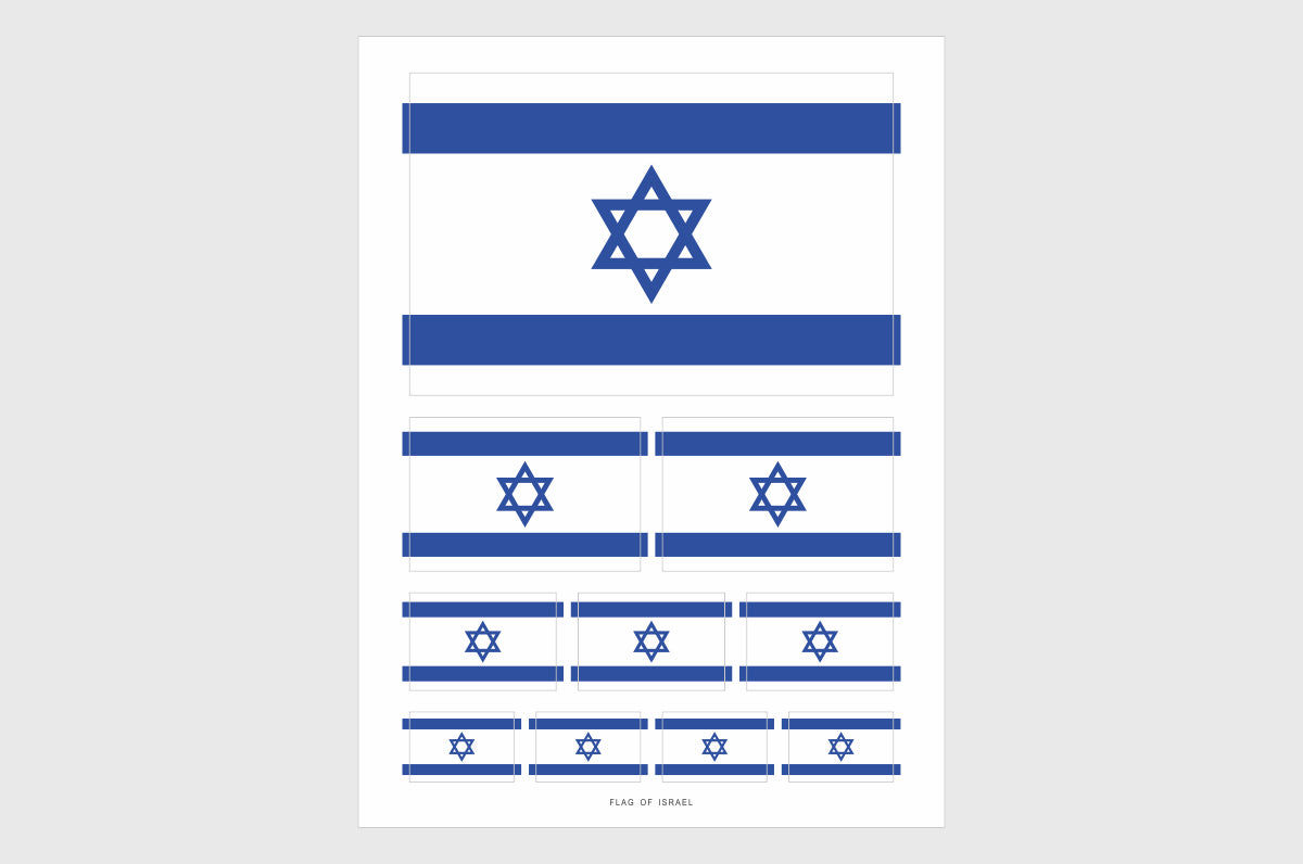 Israel Flag Stickers