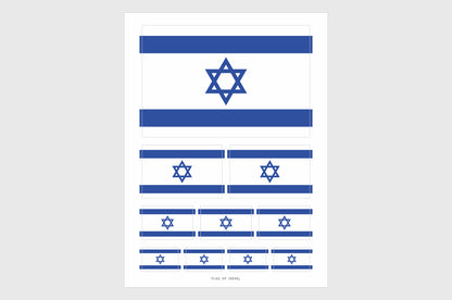 Israel Flag Stickers