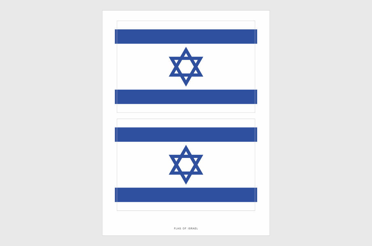 Israel Flag Stickers