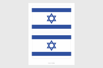 Israel Flag Stickers