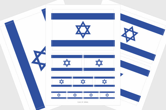 Israel Flag Stickers