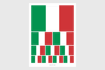 Italy Flag Stickers