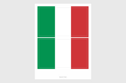 Italy Flag Stickers