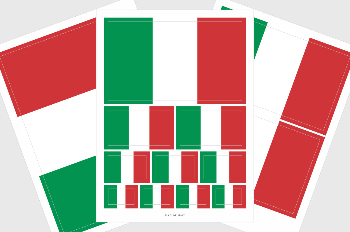 Italy Flag Stickers