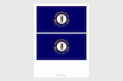 Kentucky Flag Stickers