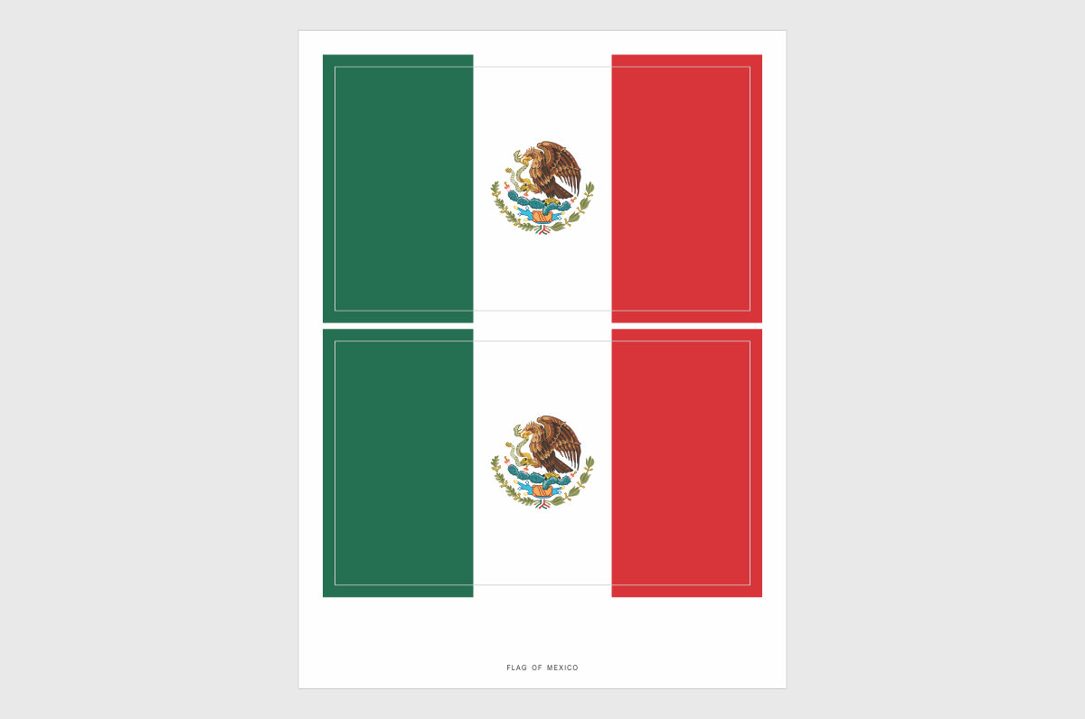 Mexico Flag Stickers