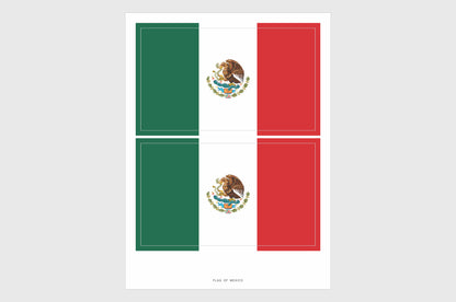 Mexico Flag Stickers