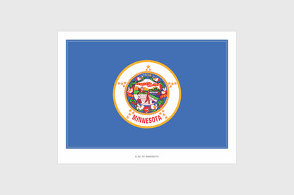 Minnesota Flag Stickers