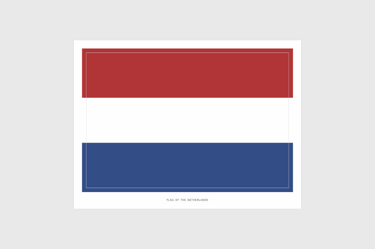 The Netherlands Flag Stickers