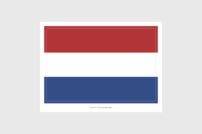 The Netherlands Flag Stickers