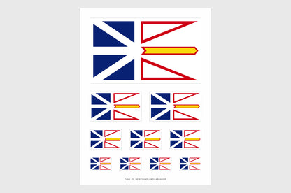 Newfoundland & Labrador Flag Stickers