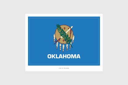 Oklahoma Flag Stickers