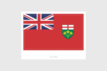 Ontario Flag Stickers