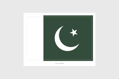 Pakistan Flag Stickers