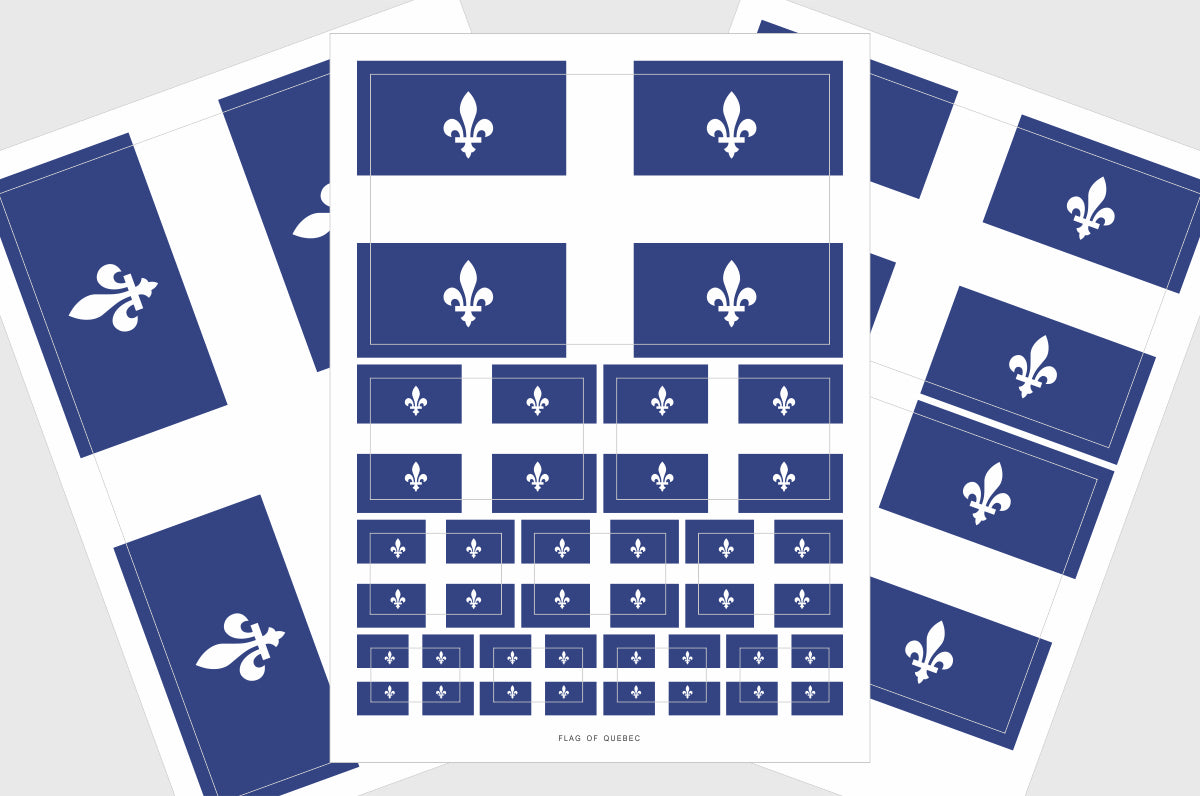 Quebec Flag Stickers