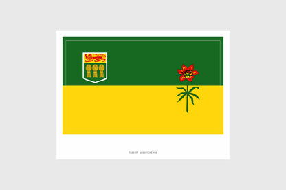 Saskatchewan Flag Stickers