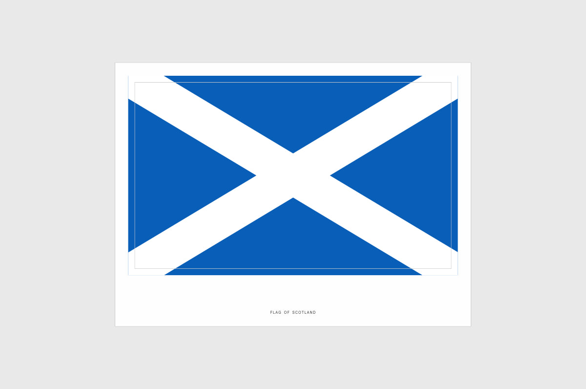 Scotland Flag Stickers