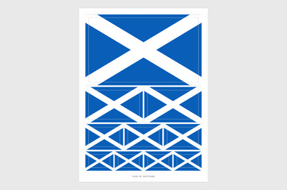 Scotland Flag Stickers