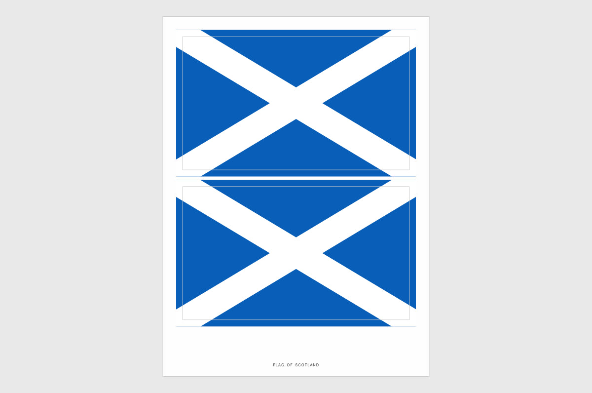 Scotland Flag Stickers