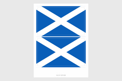 Scotland Flag Stickers