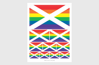 Scotland LGBTQ Pride Flag Stickers