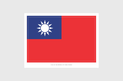 Taiwan Flag Stickers