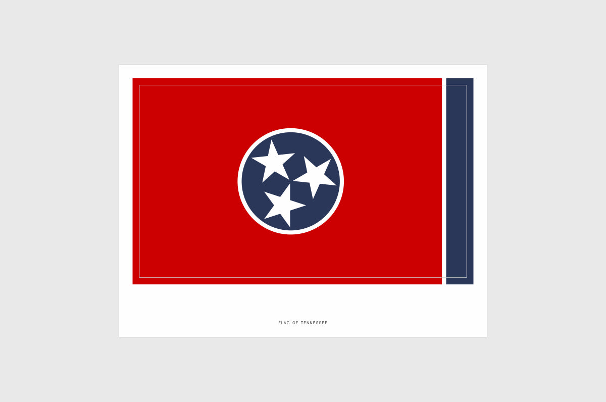 Tennessee Flag Stickers