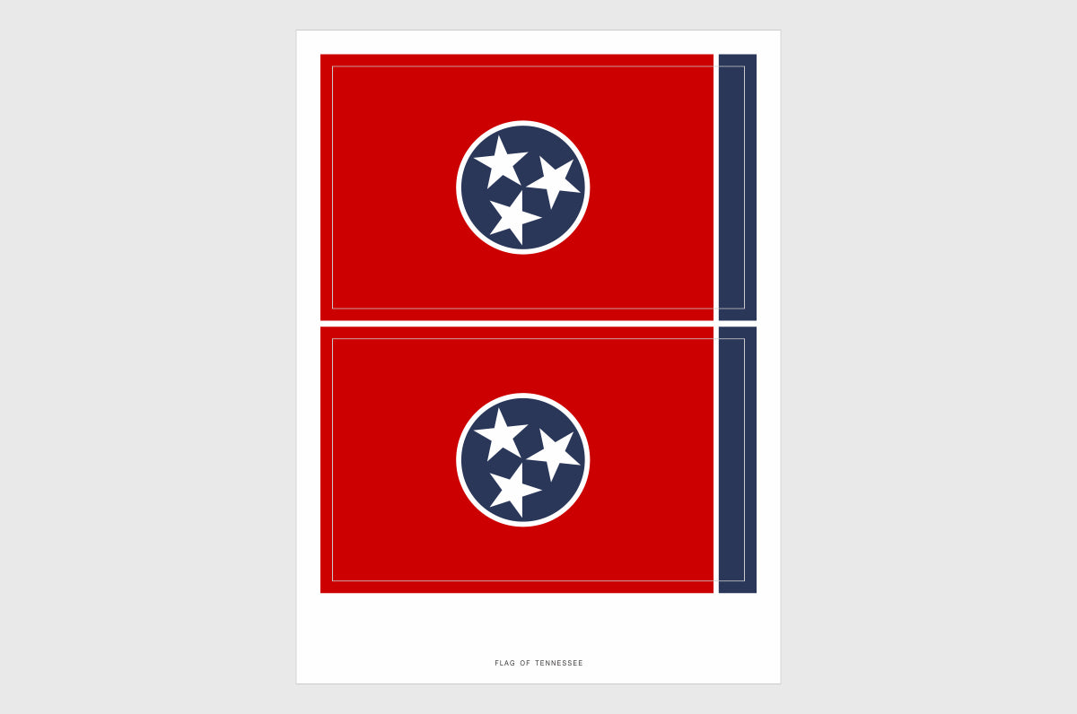 Tennessee Flag Stickers