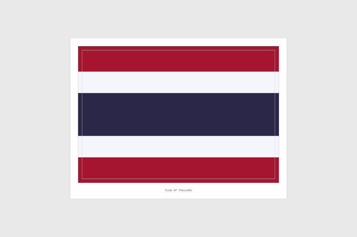 Thailand Flag Stickers