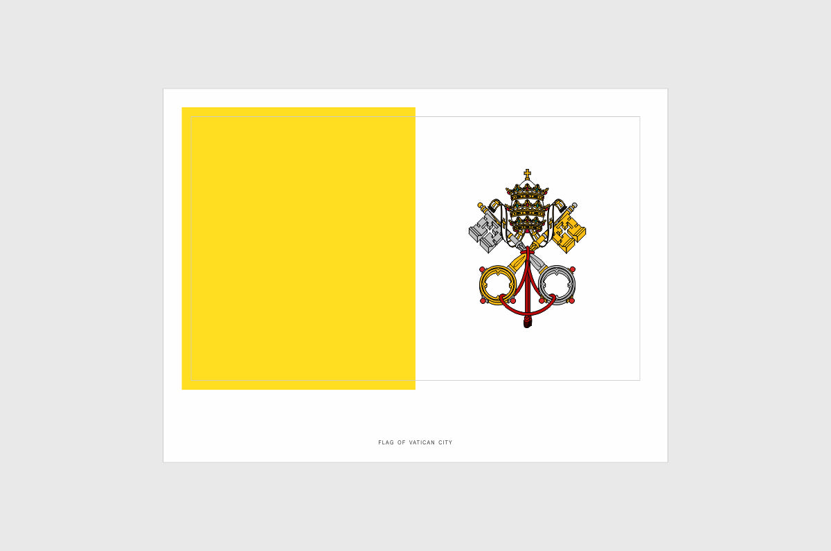 Vatican Flag Stickers