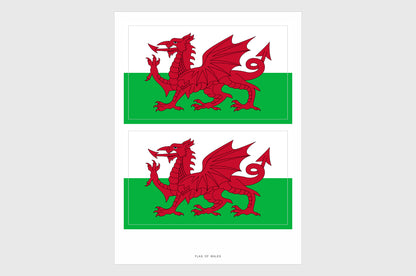 Wales, Welsh Flag Stickers